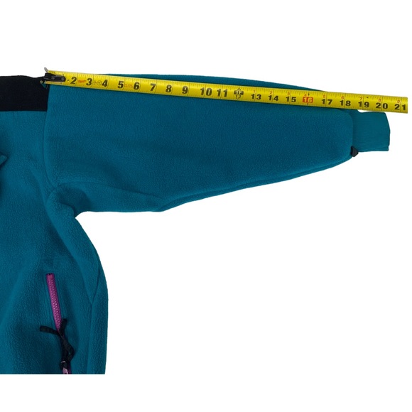 Vintage Columbia Jacket Womens Large Aztec Radial Sleeve Fleece Made In USA - Picture 9 of 12